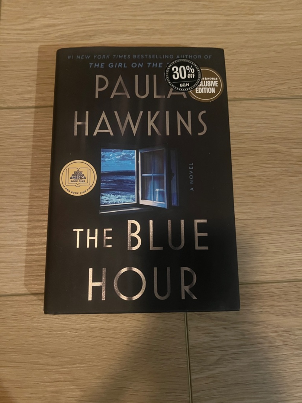 Barnes & Noble Black and Blue "The Blue Hour" Coffee Table Book
